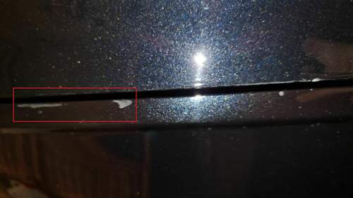 Kotflügel Lackabplatzer