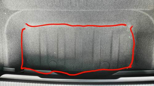 Passat Variant GTE Mulde von oben