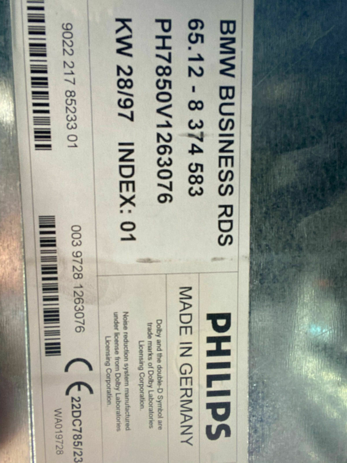 Der große "Radio Code verloren"-Thread (Radiocode)