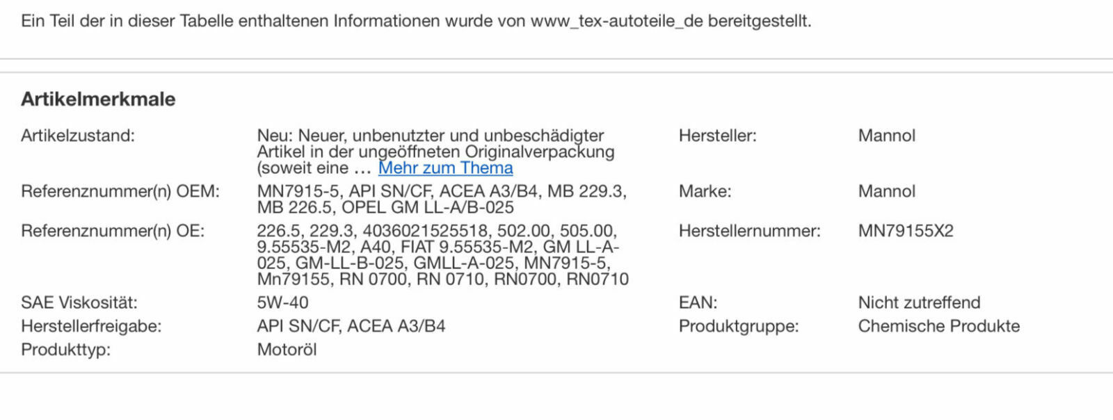 Z16XER - 5W30 oder 5W40?