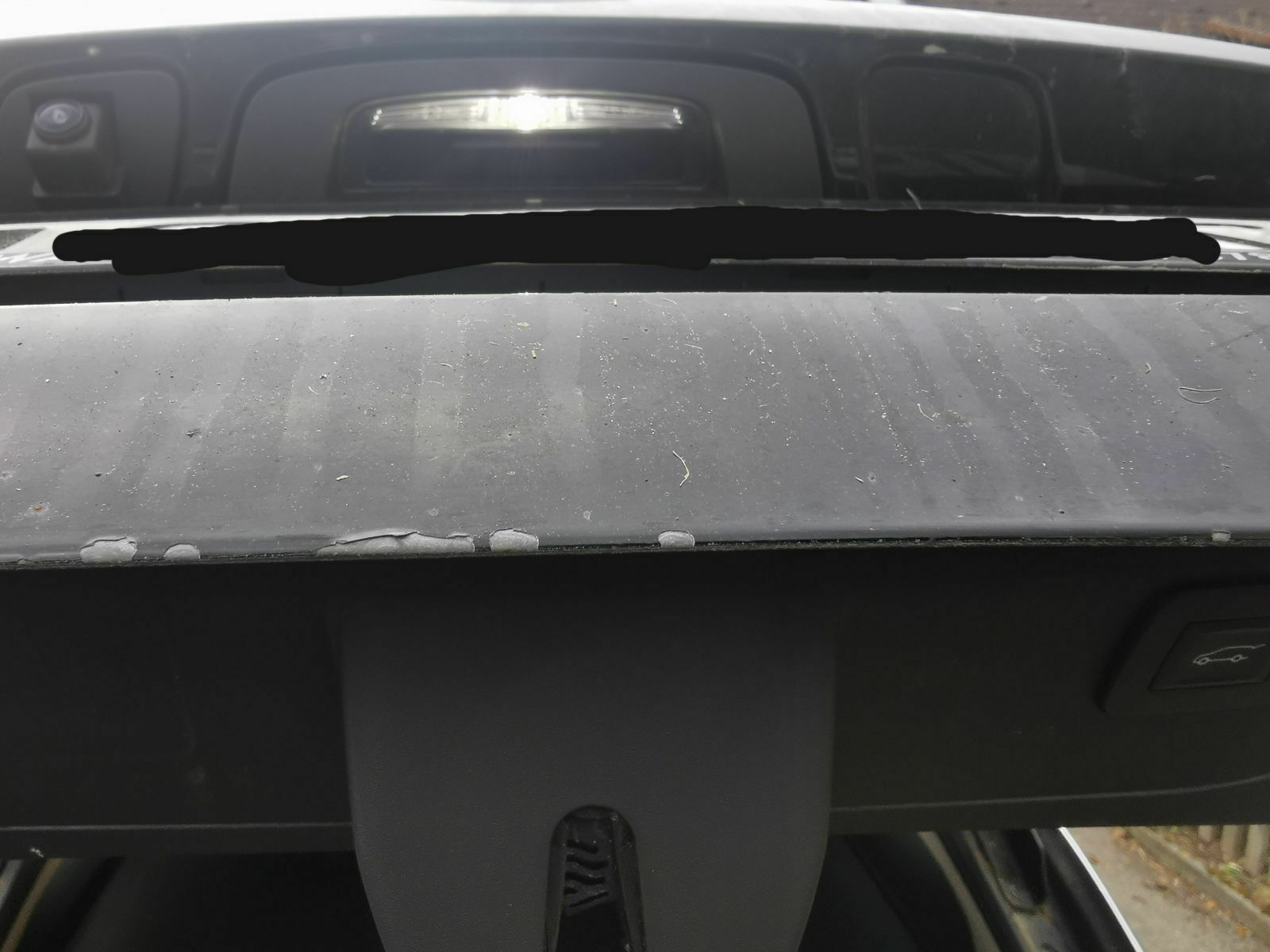 Lackabplatzungen Heckklappe ST