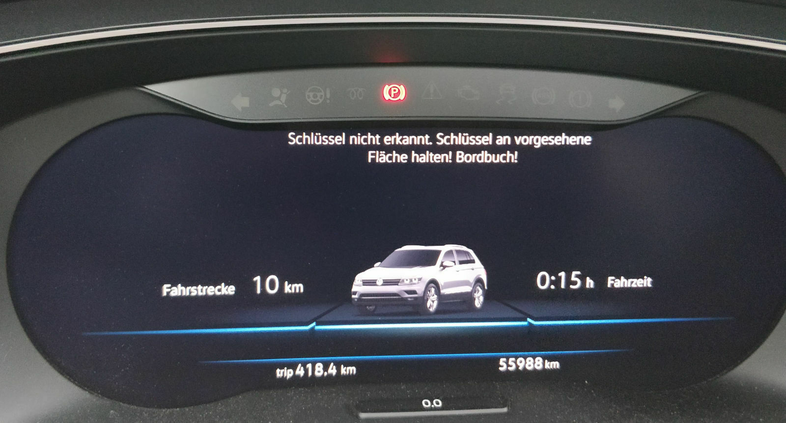 Keine Fehlermeldung bei leerer Schlüsselbatterie?