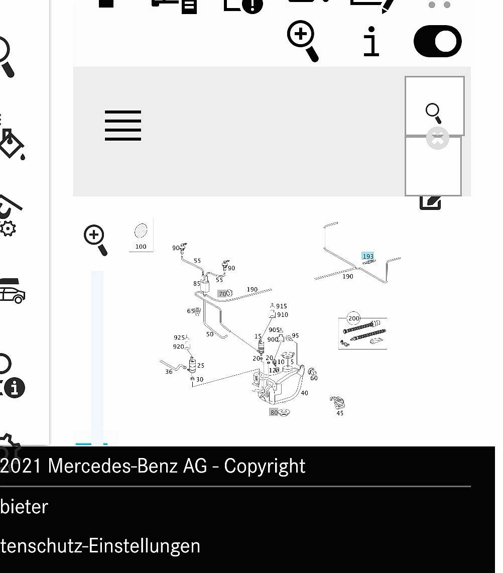 Waschwasserpumpe Heck Vito Viano defekt will ich austauschen - genaue Lage derer