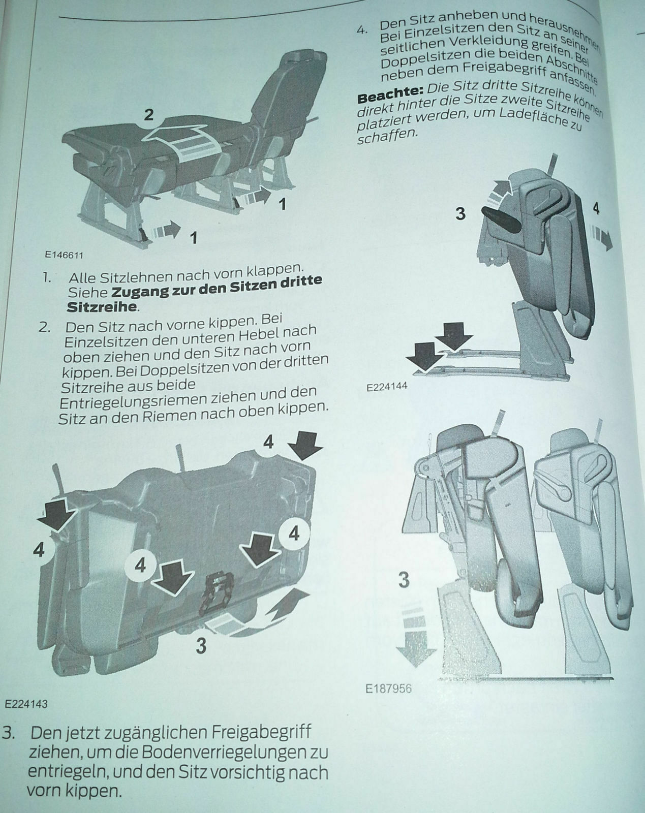 2017: Einzelsitz hinten ausbauen?