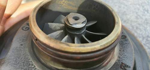 Kratzspuren am Turbo