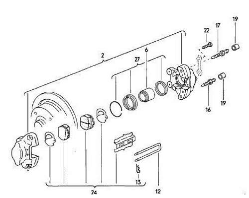 Girling-Bremssattel Käfer