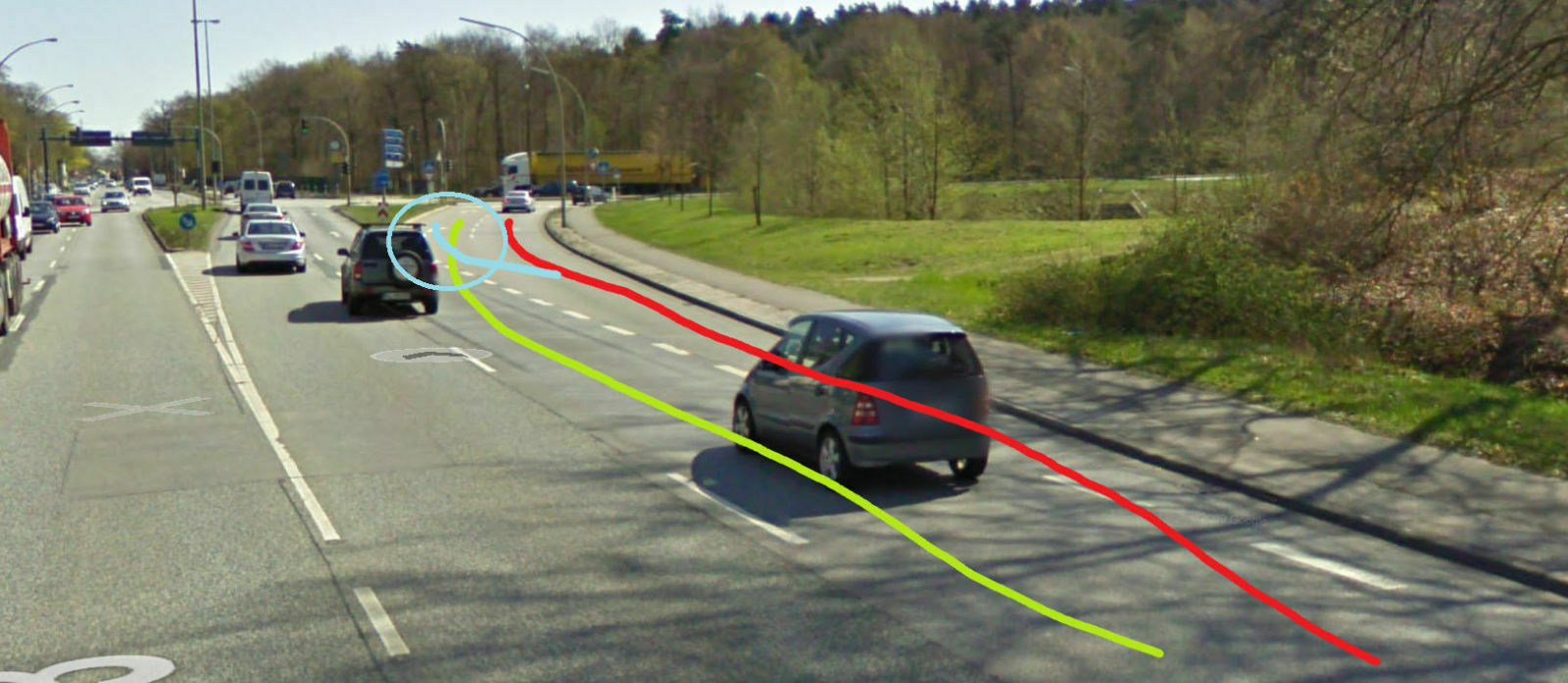 Wann auf die Spur wechseln?