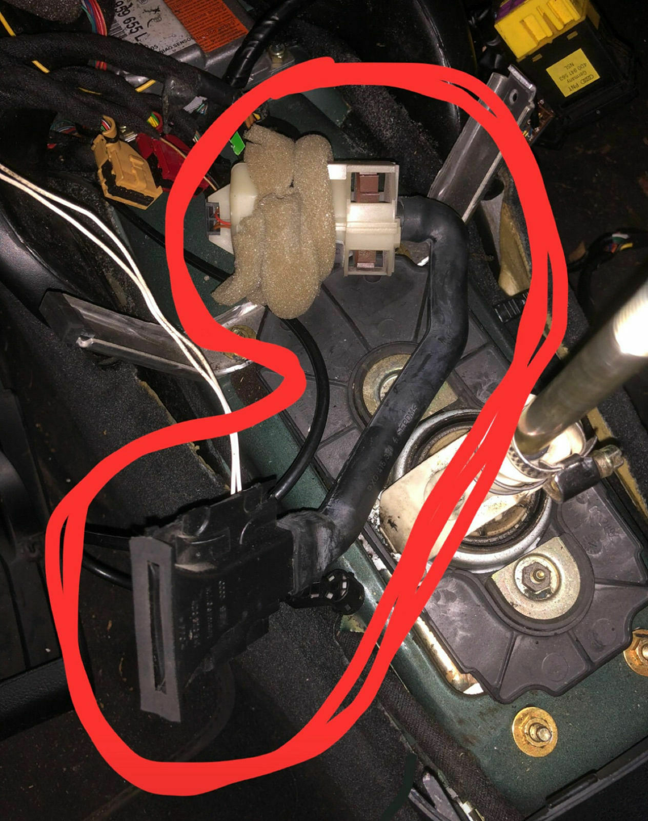 A4 B5 Schalter Mittelkonsole auf FL umpinnen