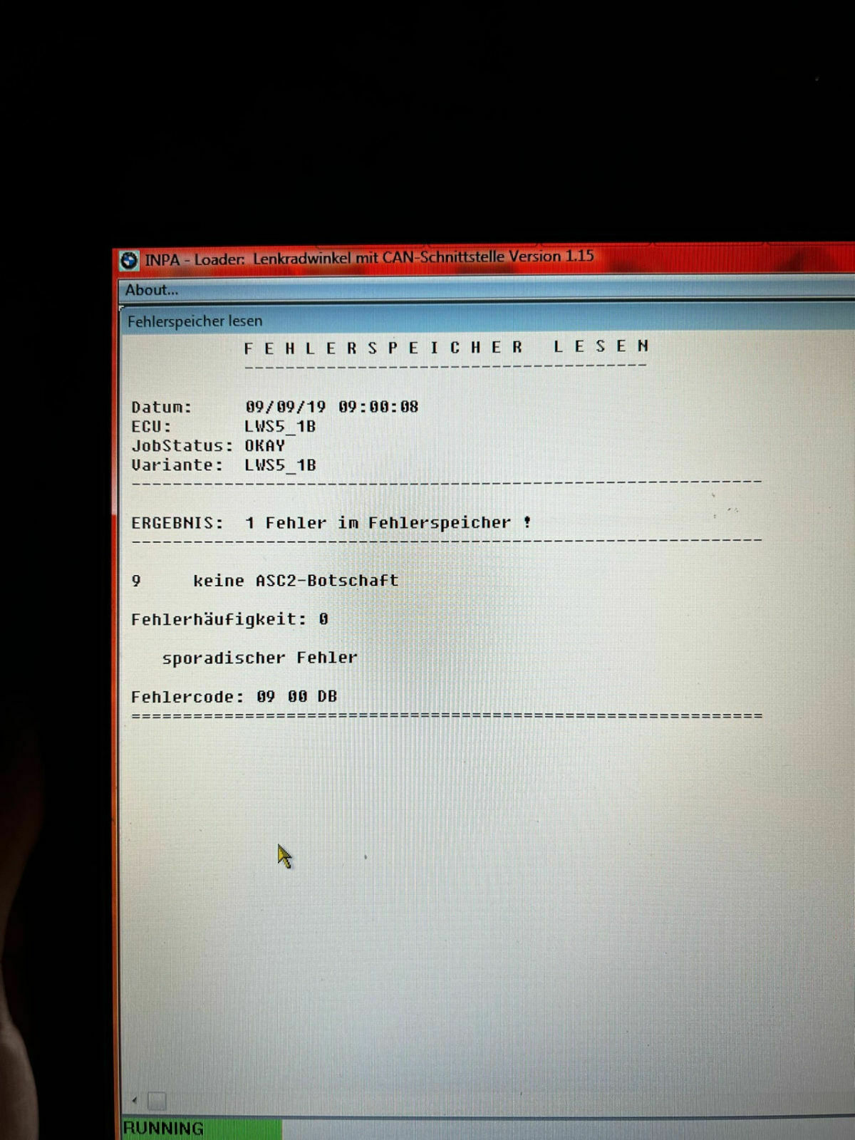 ABS-, DSC- und Handbremsleuchte sporadisch an