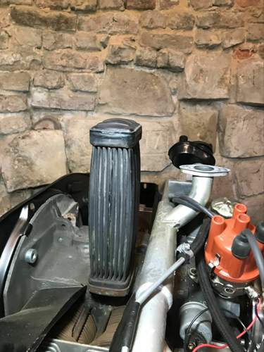 Ölkühler oval Seite