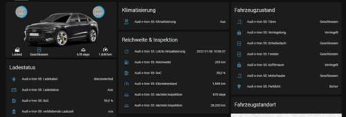 HomeAssistant Audi Connect (Angepasst)
