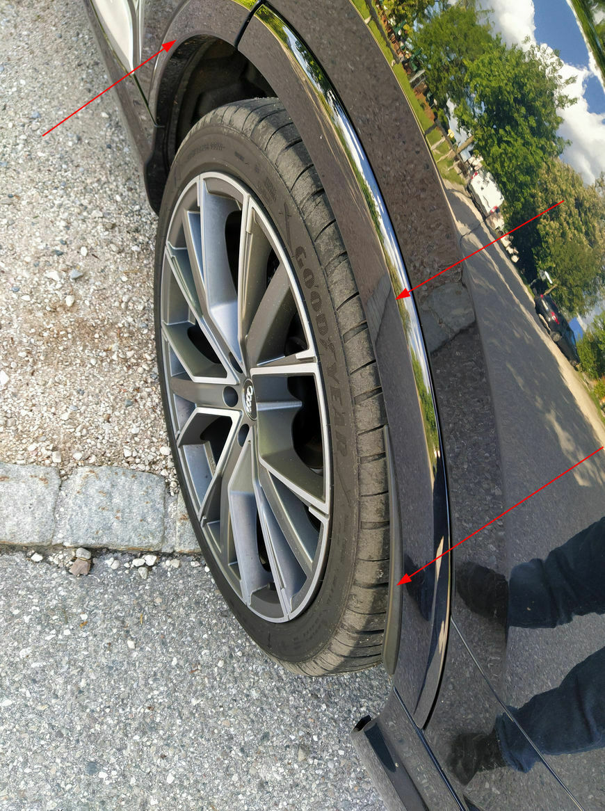 Audi SQ7 20" mit 22" Felgen