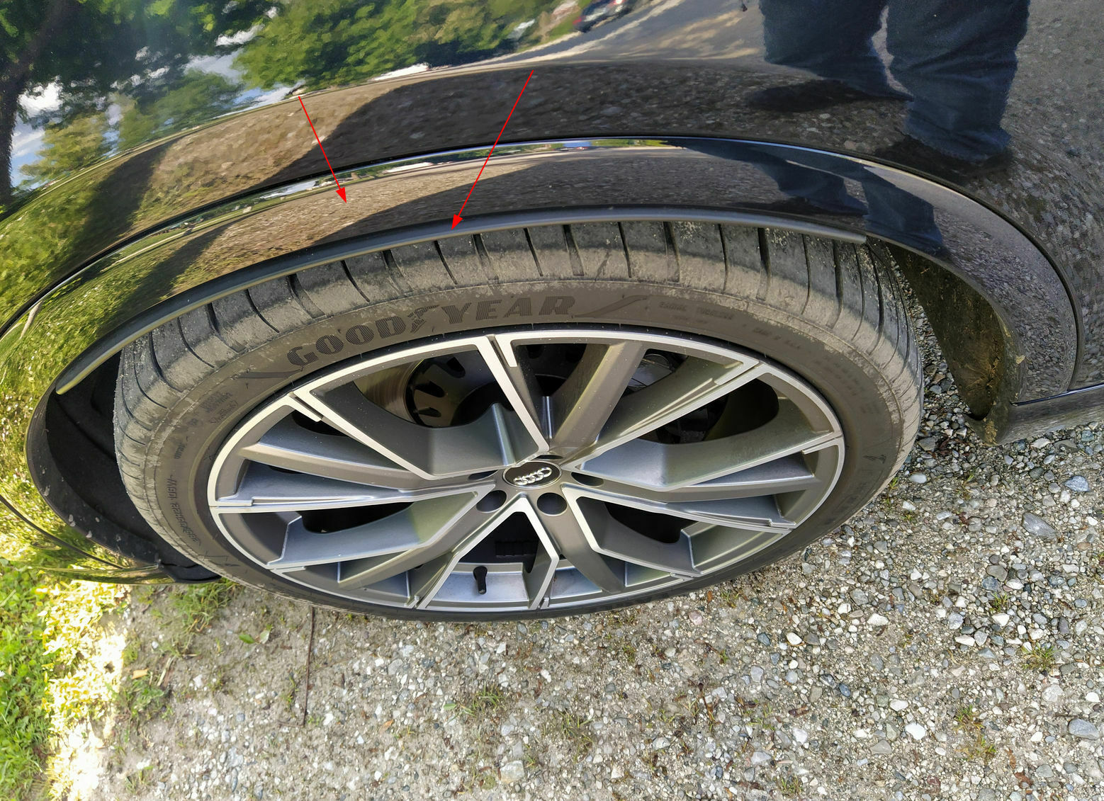 Audi SQ7 20" mit 22" Felgen