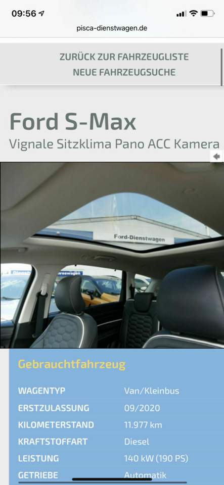 Ford S Max Dachtrger Panoramadach