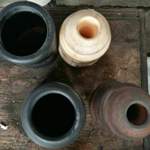 Falsch konfektioniert: VA Anschlagpuffer und Staubschutzhülse