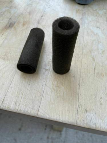 Schaumgummi im Schlauch