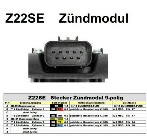 Zuendmodul Z22SE