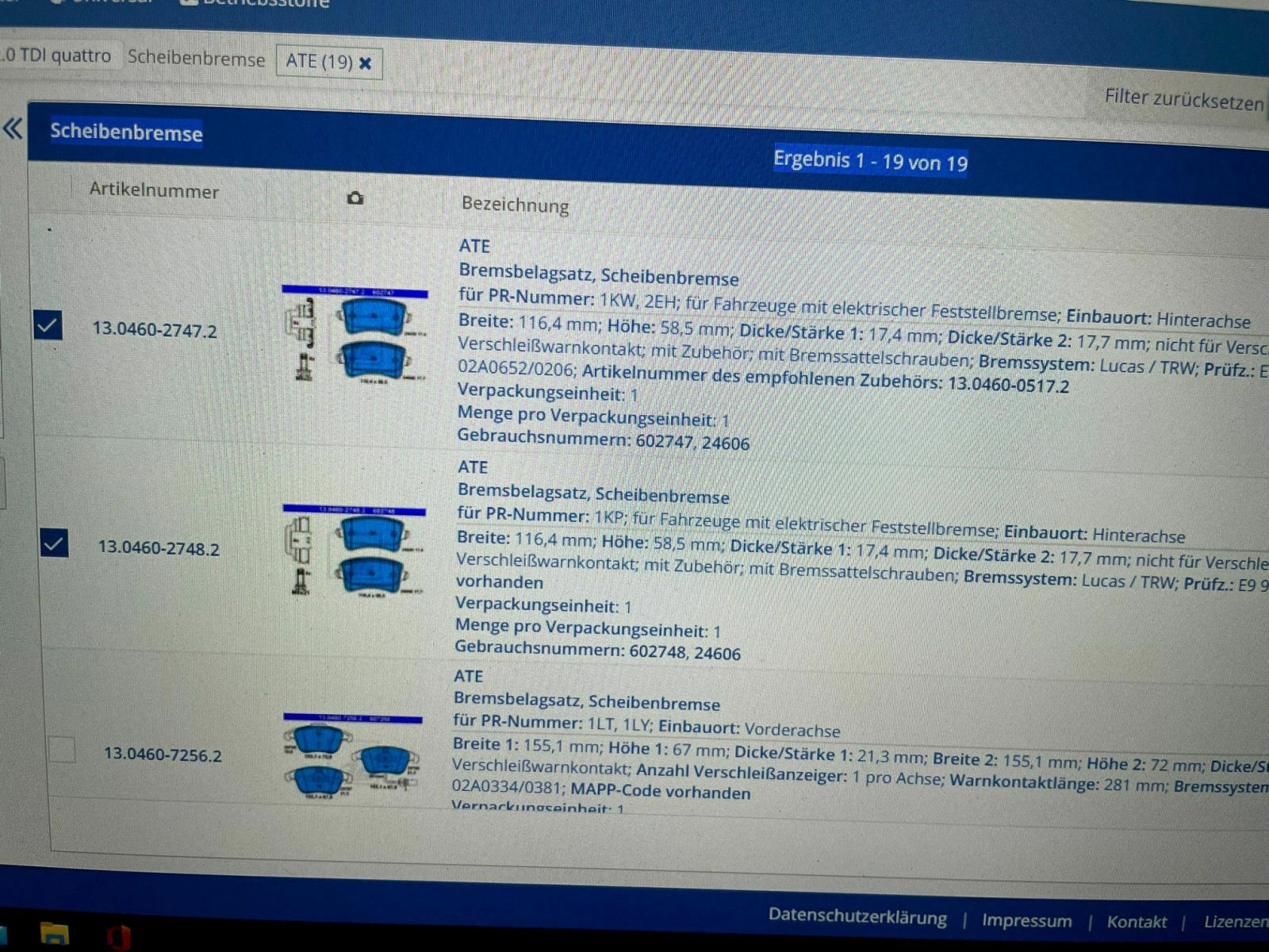 Neue (Hinterrad-) Bremsen werden heiß