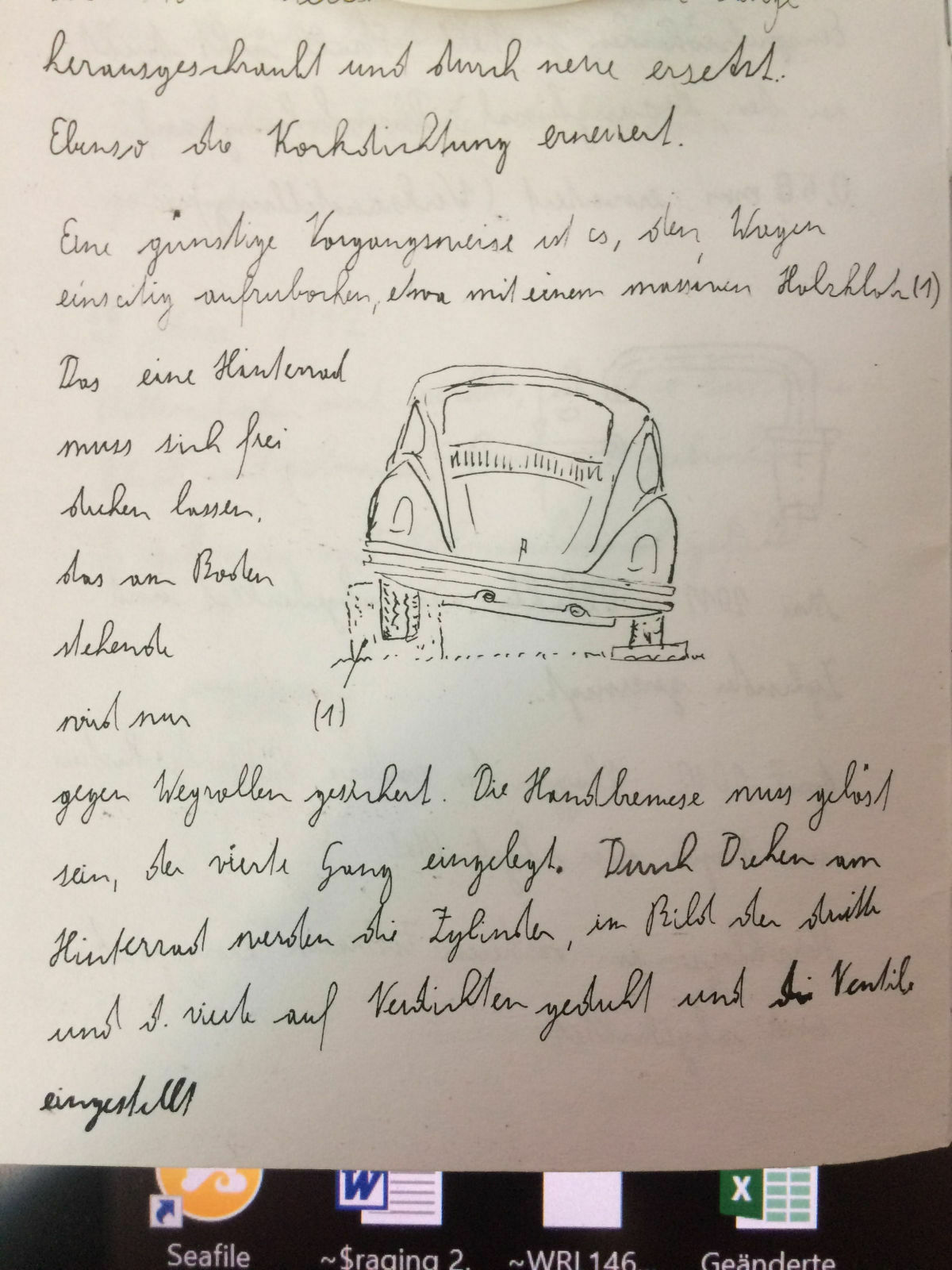 Ventilspieleinstellung und Temperatur