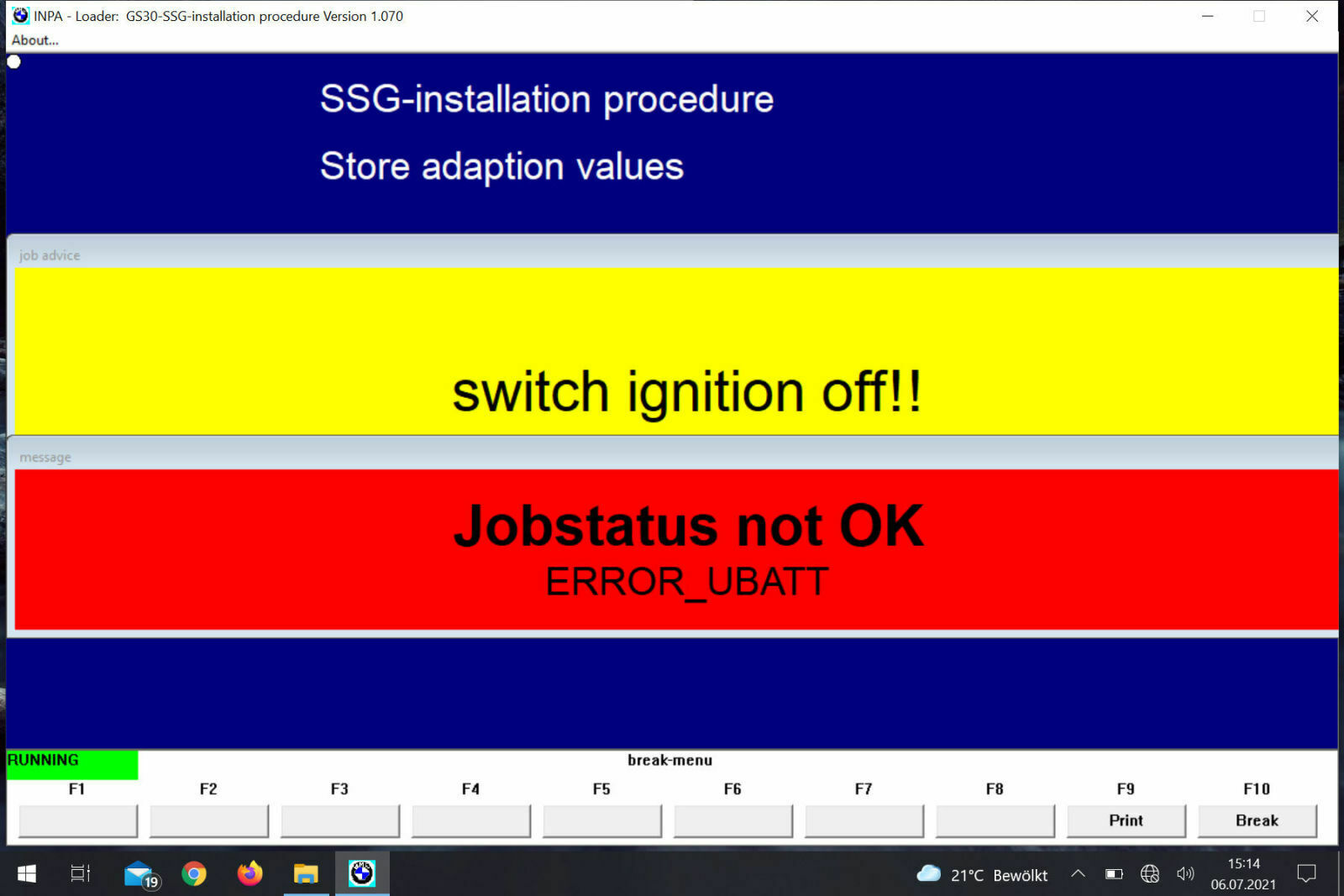 SMG getriebe schaltet nicht mehr. Pumpe defekt?