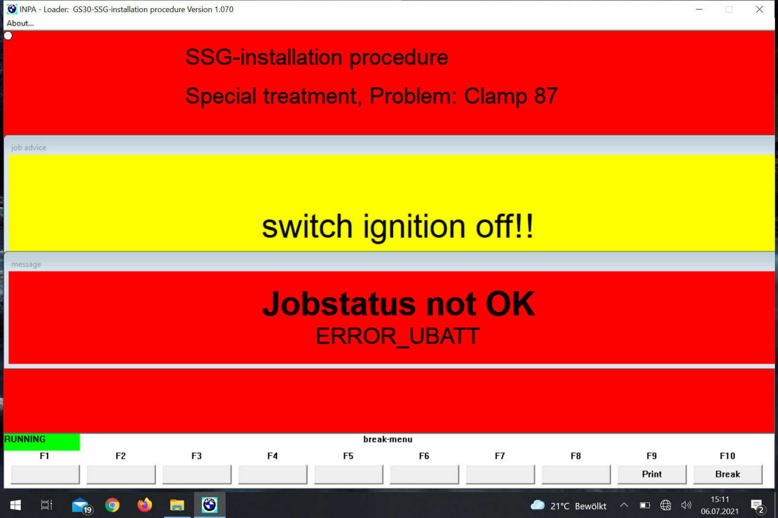 SMG getriebe schaltet nicht mehr. Pumpe defekt?
