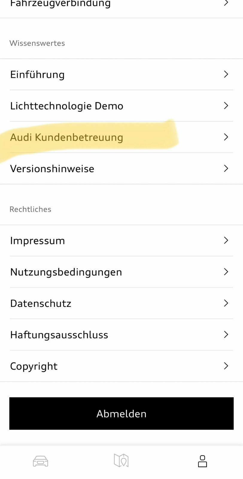 MyAudi App/Audi Connect Fehlermeldungen & Probleme