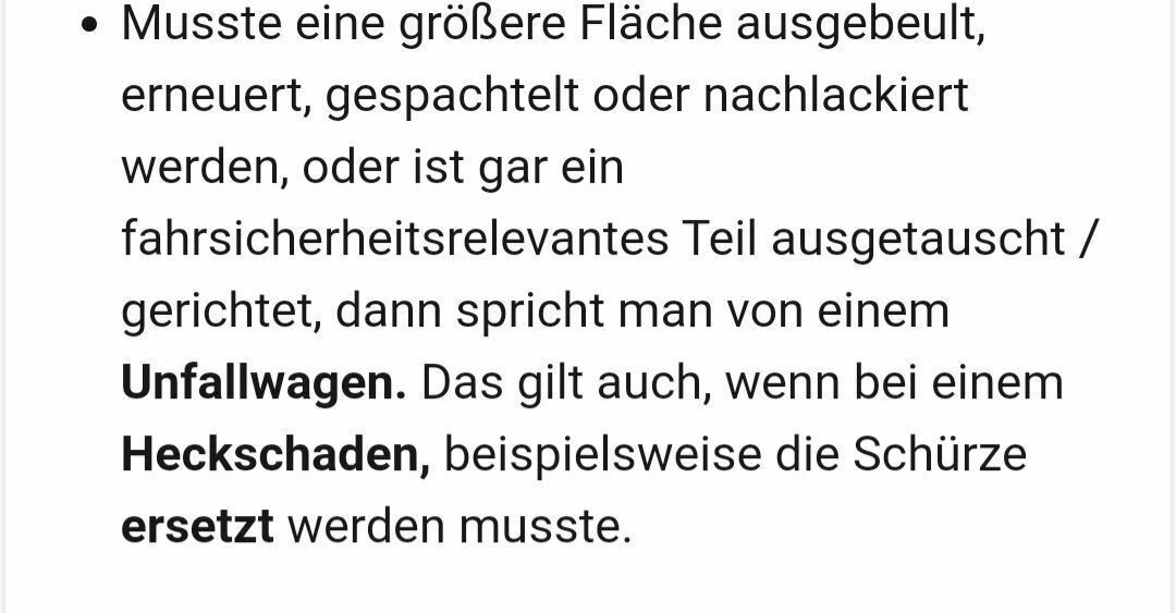 Wertminderung bei verstecktem und instandgesetztem "kleinen" Unfallschaden.Wie hoch ist der Schaden?