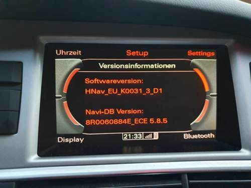 Aktueller Stand Software