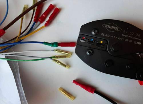 Kabelbaumreparatursatz mit Crimpzange