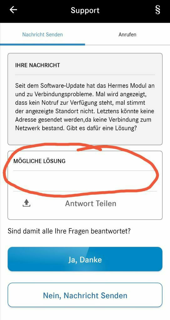 Aktualisierung des Kommunikationsmoduls