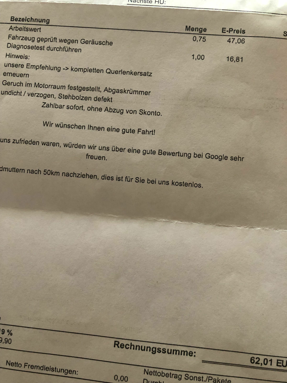 Klackergeräusch Motor 3.0 TDI 2007