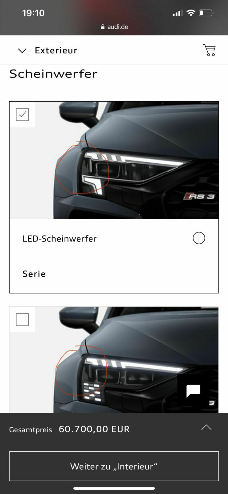 Der große Audi RS3 8Y-Thread