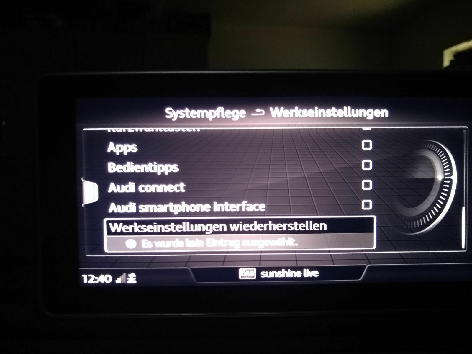 Audi Connect Verlängerung kommt im Auto nicht an