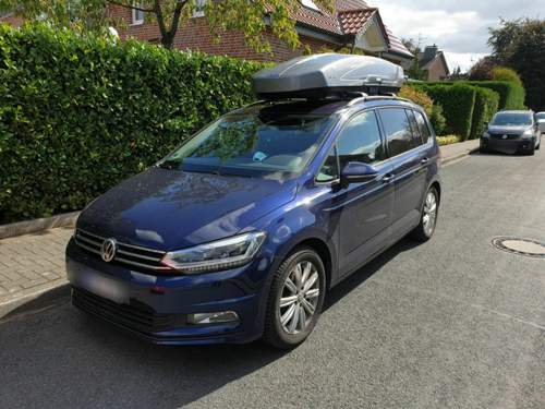 Touran 5T m. Thule Motion XT XXL 610 Ltr