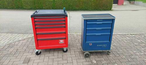 Facom und Garant Werkstattwagen