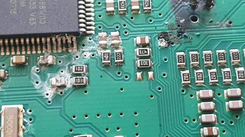 Oxidationen im Steuergerät