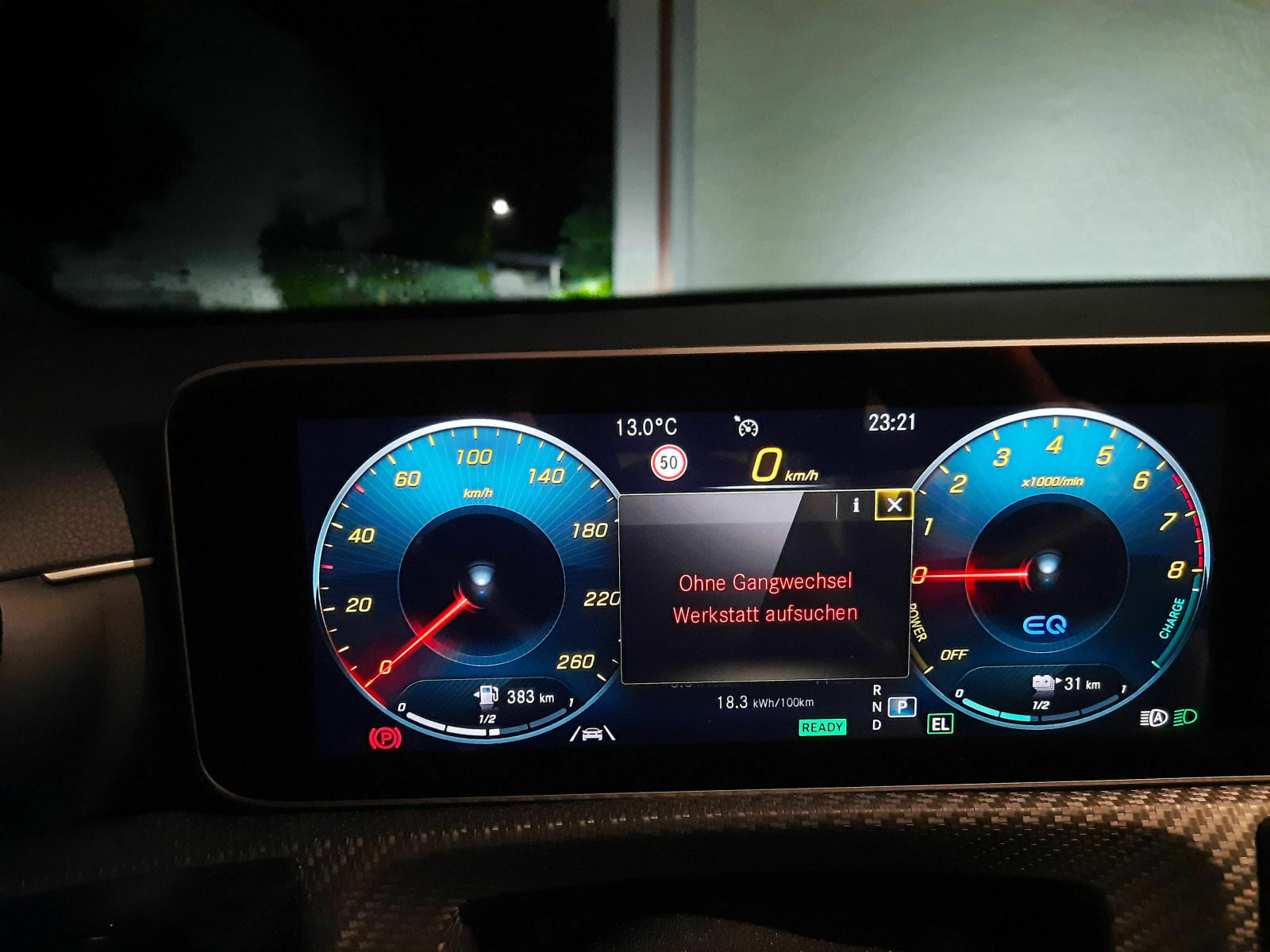 Fehlermeldung "ohne Gangwechsel -Werkstatt aufsuchen"
