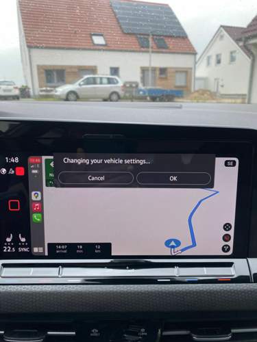 Ändern Ihrer Fahrzeugeinstellungen