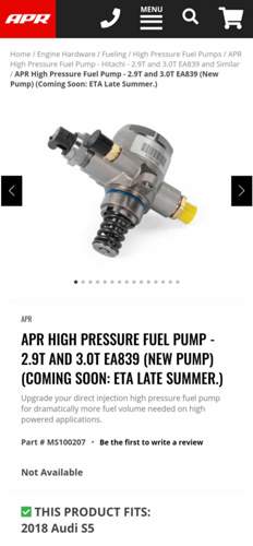 Benzinpumpe Audi 3.0T CWGD