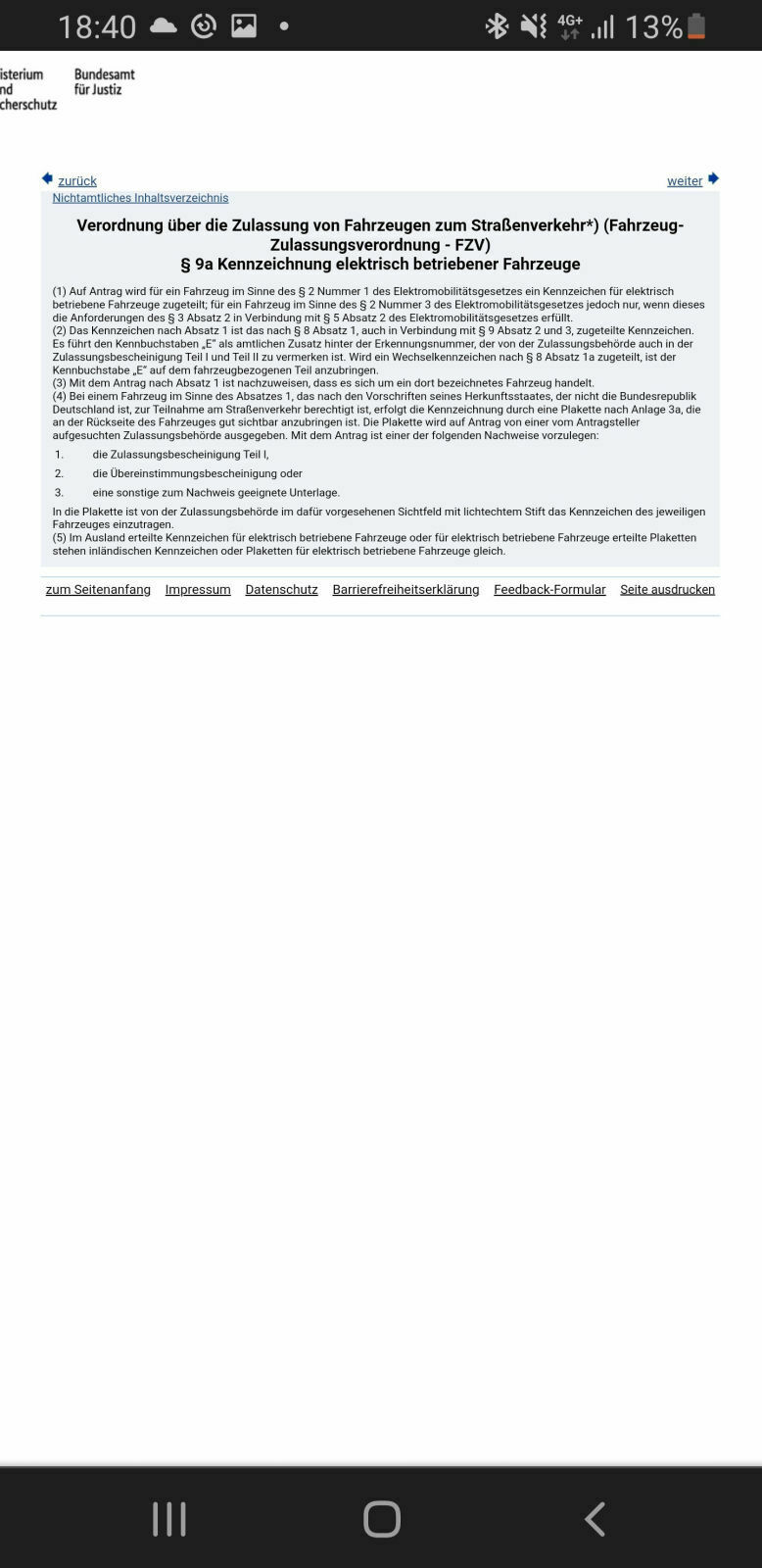 Kennzeichenreservierung trotz E möglich?