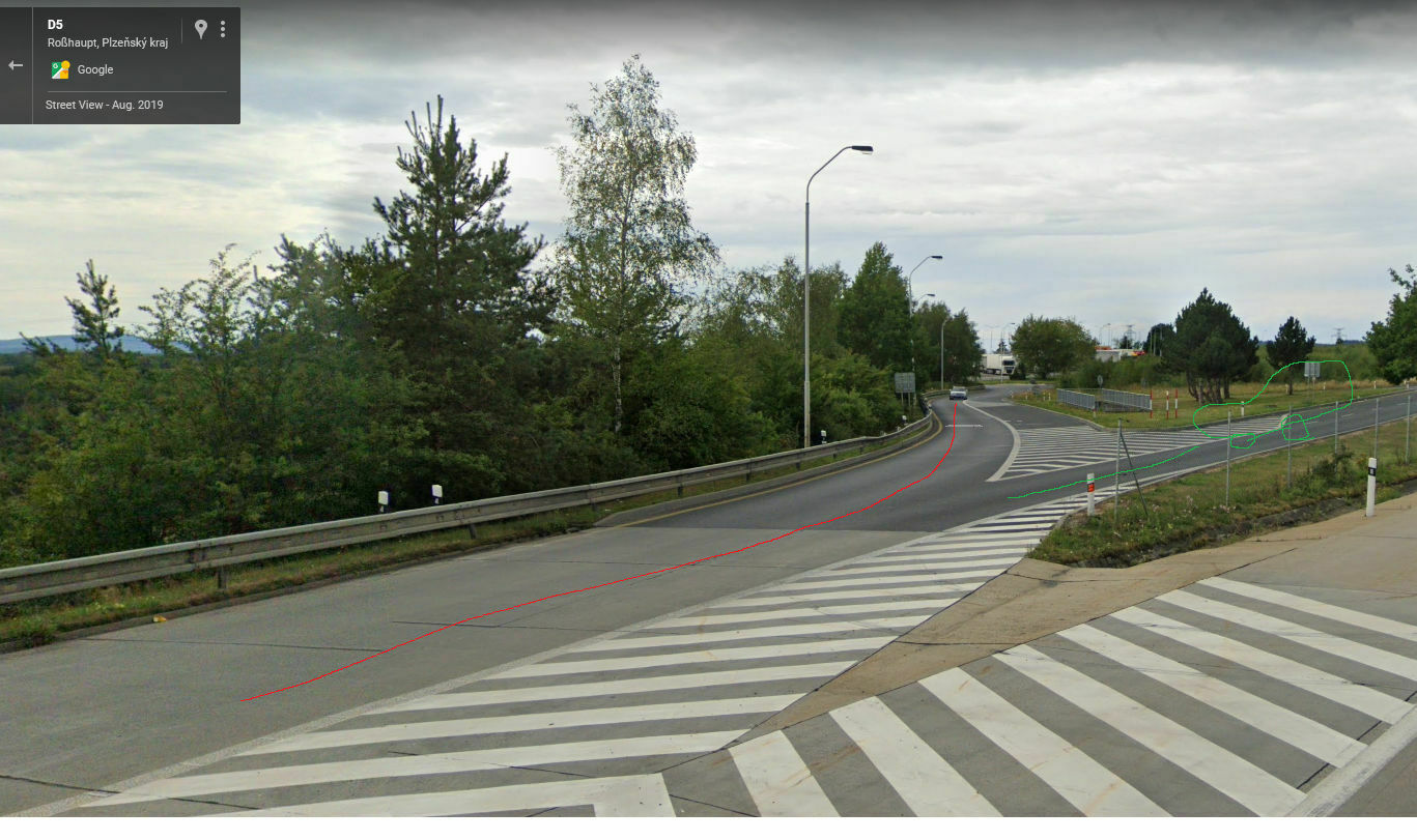 Wer hat Vorfahrt bei einer Autobahnauffahrt in Tschechien (D5- Rozvadov)