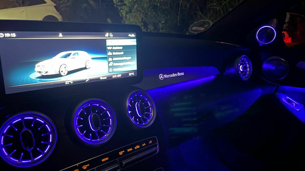 Ambiente Beleuchtung Lüftungsdüsen W20.5