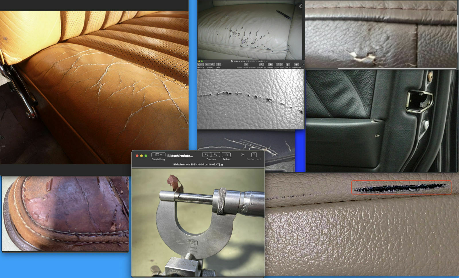 Qualität der Ledersitze fragwürdig?