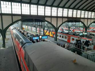 Blick von Überführung