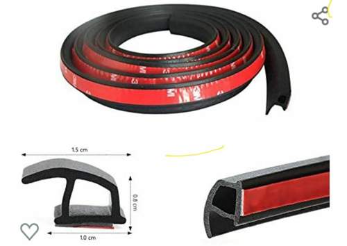 P-typ Selbstklebende Automotive Gummidichtungsstreifen%0A%0A.jpg