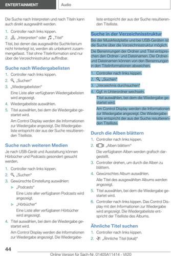 Media nach Verzeichnis