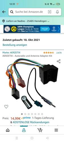 Stecker fürs Radio