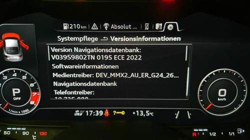 Anzeige Datenbankversion