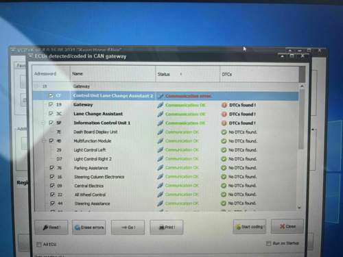 VCP Fehler Kommunikation