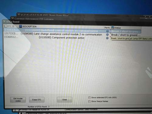 VCP Fehler Kommunikation